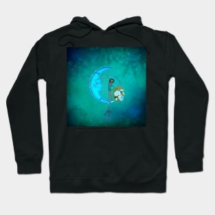 Little fairy on the moon Hoodie